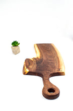 Load image into Gallery viewer, Large Black Walnut Cheese Board - Custom Charcuterie Board