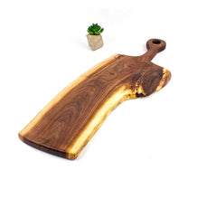Load image into Gallery viewer, Large Black Walnut Cheese Board - Custom Charcuterie Board