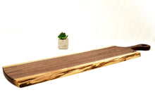 Load image into Gallery viewer, Large Charcuterie Board - Live Edge Cheese Board - Serving Platter -  Cutting Board - Rustic Cheese Board - Housewarming Gift