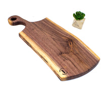 Load image into Gallery viewer, Personalized Walnut Charcuterie Board - Wedding Gift - Housewarming Gift - Cheese Board