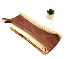 Load image into Gallery viewer, Personalized Walnut Charcuterie Board - Cheese Board Gift