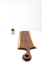 Load image into Gallery viewer, Large Charcuterie Board - Live Edge Cheese Board - Serving Platter -  Cutting Board - Rustic Cheese Board - Housewarming Gift