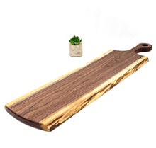 Load image into Gallery viewer, Large Charcuterie Board - Live Edge Cheese Board - Serving Platter -  Cutting Board - Rustic Cheese Board - Housewarming Gift
